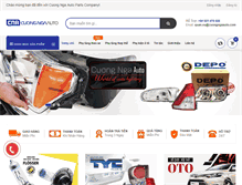 Tablet Screenshot of cuongngaauto.com